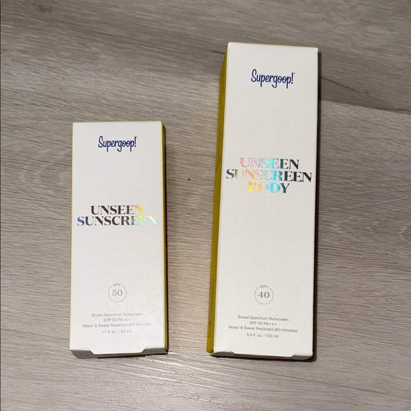 Supergoop! Unseen Sunscreen Face and Body bundle - Picture 1 of 4